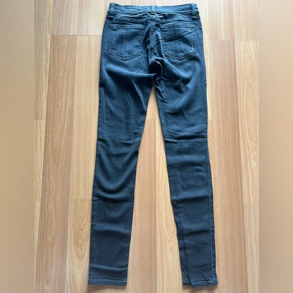 Rag & Bone Jean Size 25 Soft Rock Distressed Skinny Jeans Made in USA - Picture 6 of 11